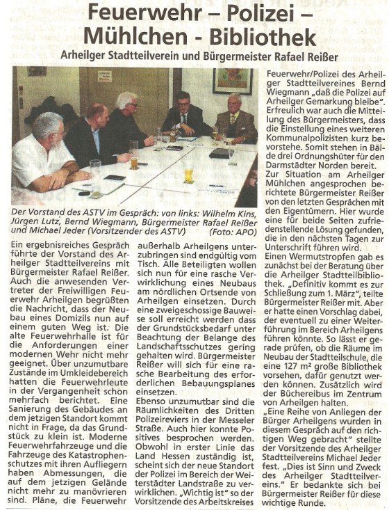 Arheilger Post Donnerstag 14.02.013